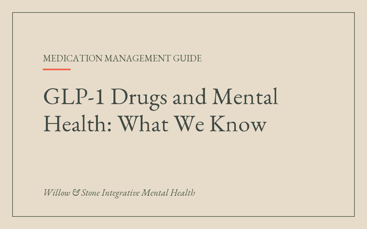 GLP-1 Drugs and Mental Health
