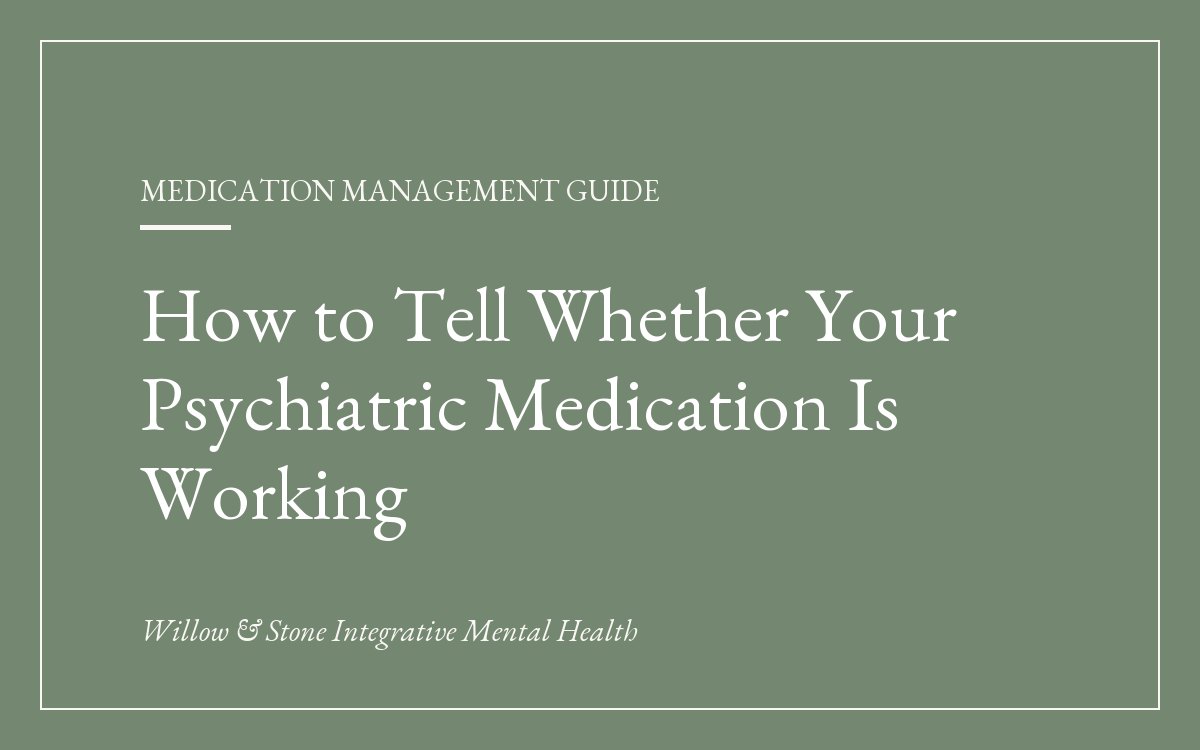 Measuring Psychiatric Medication Response