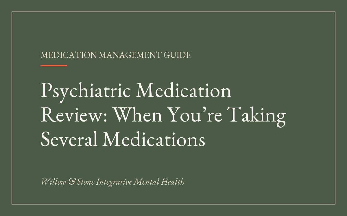 Reviewing Several Psychiatric Medications
